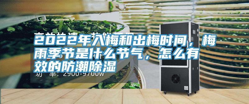 2022年入梅和出梅時間，梅雨季節(jié)是什么節(jié)氣，怎么有效的防潮除濕