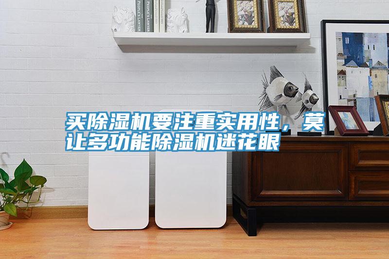 買除濕機要注重實用性，莫讓多功能除濕機迷花眼