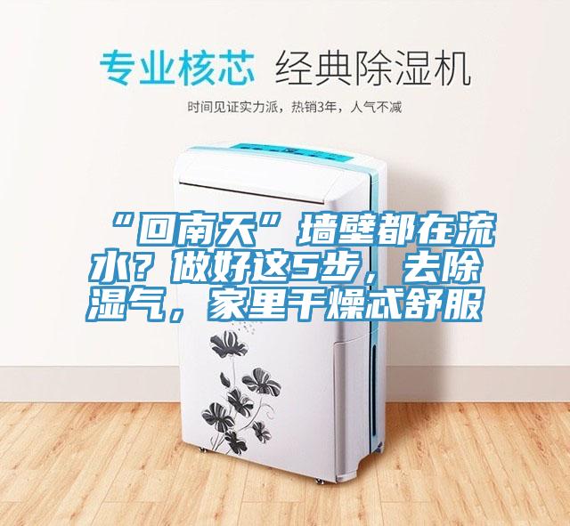 “回南天”墻壁都在流水？做好這5步，去除濕氣，家里干燥忒舒服