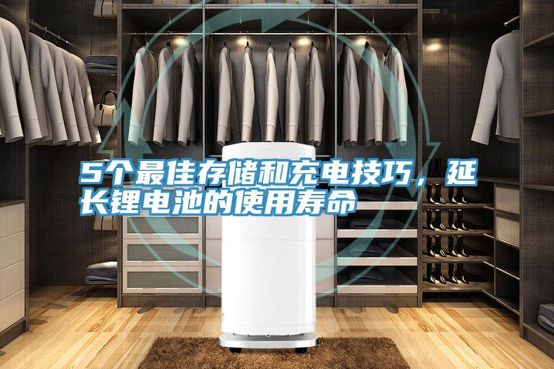 5個最佳存儲和充電技巧，延長鋰電池的使用壽命