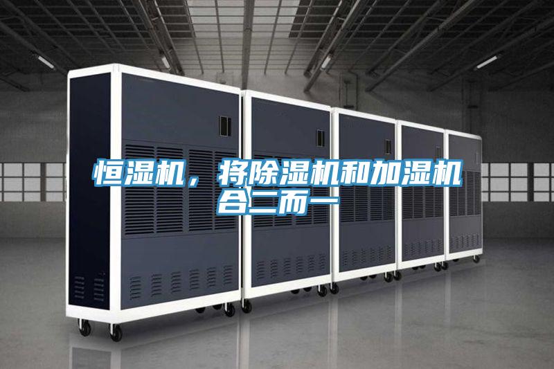 恒濕機(jī)，將除濕機(jī)和加濕機(jī)合二而一