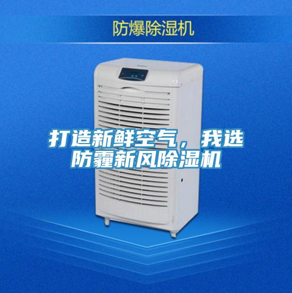 打造新鮮空氣，我選防霾新風(fēng)除濕機(jī)