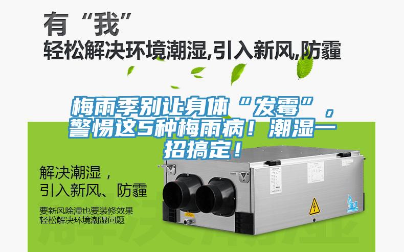 梅雨季別讓身體“發(fā)霉”，警惕這5種梅雨病！潮濕一招搞定！