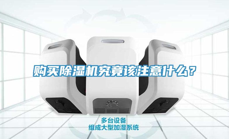 購買除濕機究竟該注意什么？