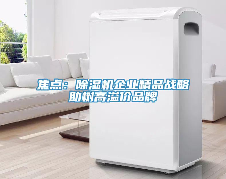 焦點：除濕機企業(yè)精品戰(zhàn)略助樹高溢價品牌