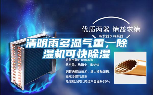 清明雨多濕氣重，除濕機(jī)可快除濕