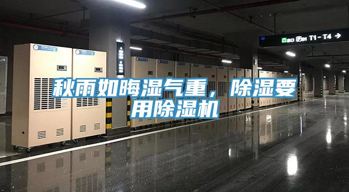 秋雨如晦濕氣重，除濕要用除濕機(jī)