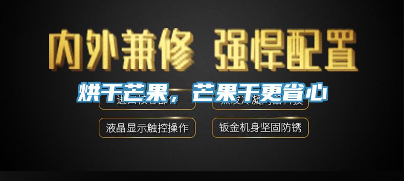 烘干芒果，芒果干更省心