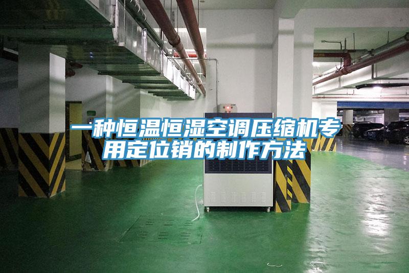 一種恒溫恒濕空調(diào)壓縮機(jī)專(zhuān)用定位銷(xiāo)的制作方法
