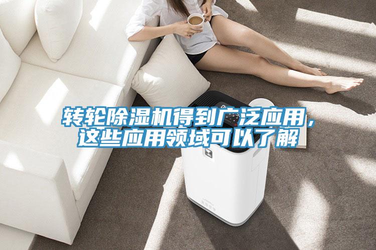 轉(zhuǎn)輪除濕機得到廣泛應用，這些應用領域可以了解