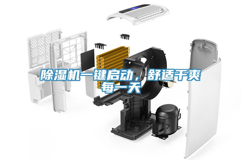 除濕機一鍵啟動，舒適干爽每一天