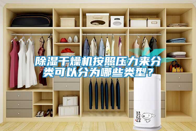 除濕干燥機(jī)按照壓力來分類可以分為哪些類型？