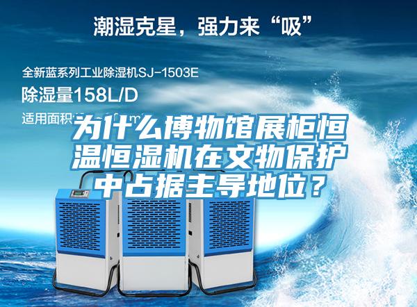 為什么博物館展柜恒溫恒濕機在文物保護中占據(jù)主導(dǎo)地位？
