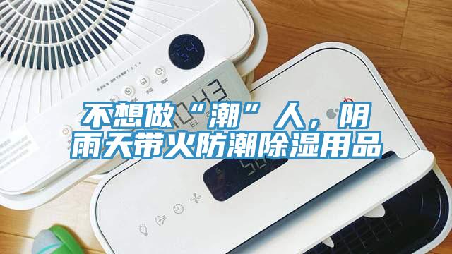 不想做“潮”人，陰雨天帶火防潮除濕用品