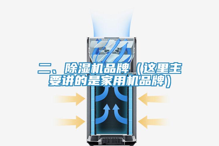 二、除濕機品牌（這里主要講的是家用機品牌）