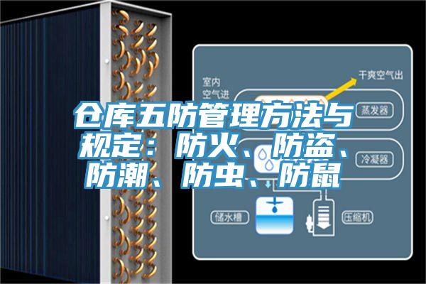 倉庫五防管理方法與規(guī)定：防火、防盜、防潮、防蟲、防鼠