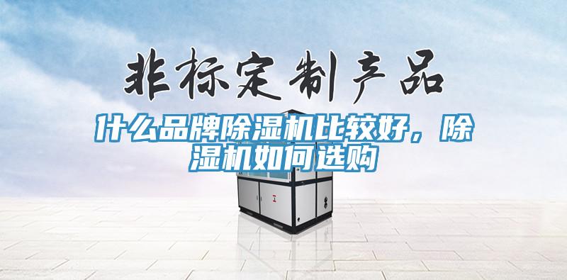 什么品牌除濕機比較好，除濕機如何選購