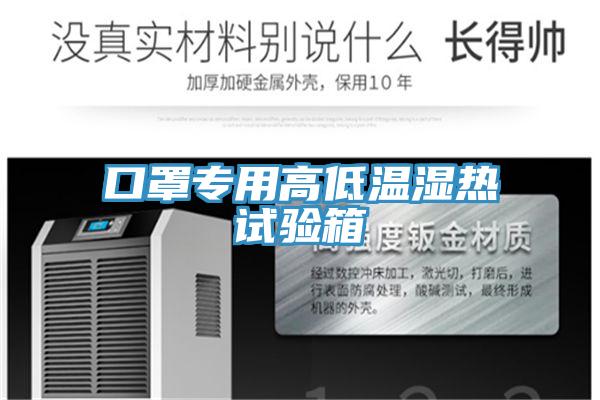 口罩專(zhuān)用高低溫濕熱試驗(yàn)箱
