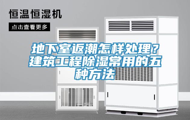 地下室返潮怎樣處理？建筑工程除濕常用的五種方法