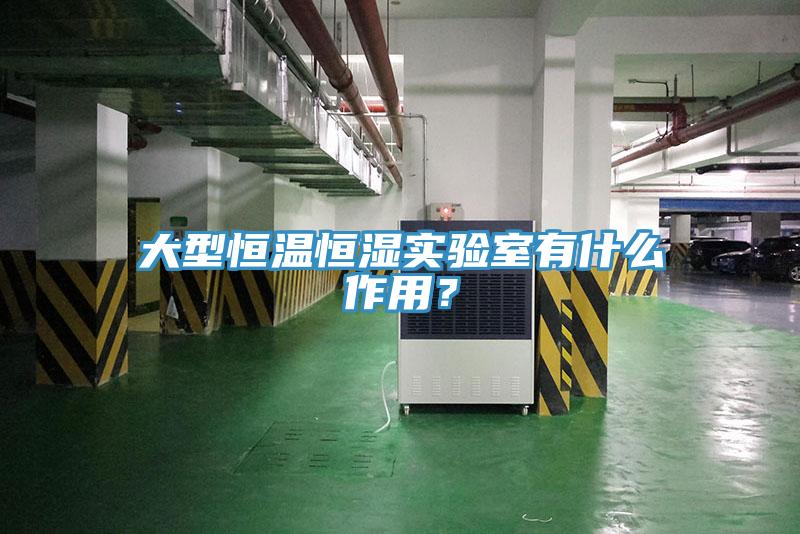 大型恒溫恒濕實驗室有什么作用？