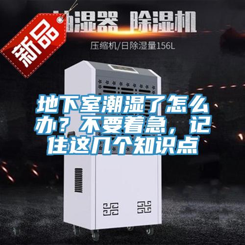 地下室潮濕了怎么辦？不要著急，記住這幾個(gè)知識(shí)點(diǎn)