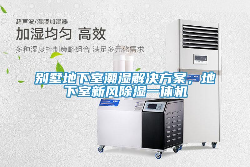 別墅地下室潮濕解決方案，地下室新風(fēng)除濕一體機