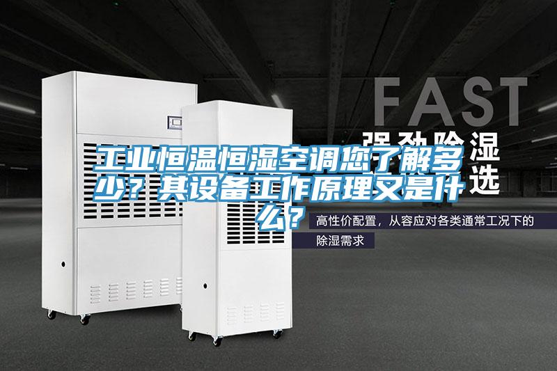 工業(yè)恒溫恒濕空調(diào)您了解多少？其設(shè)備工作原理又是什么？