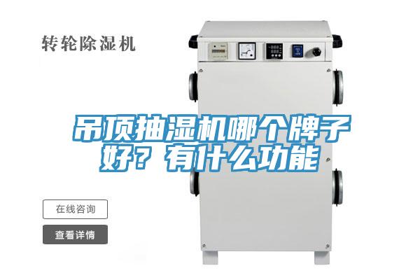 吊頂抽濕機(jī)哪個牌子好？有什么功能