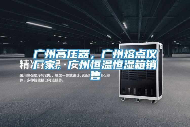 廣州高壓器，廣州熔點儀廠家，廣州恒溫恒濕箱銷售