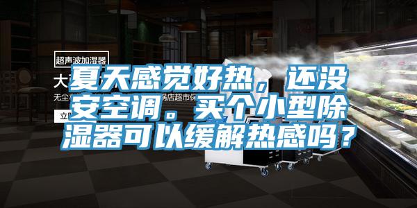 夏天感覺好熱，還沒安空調(diào)。買個小型除濕器可以緩解熱感嗎？