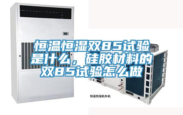 恒溫恒濕雙85試驗(yàn)是什么，硅膠材料的雙85試驗(yàn)怎么做