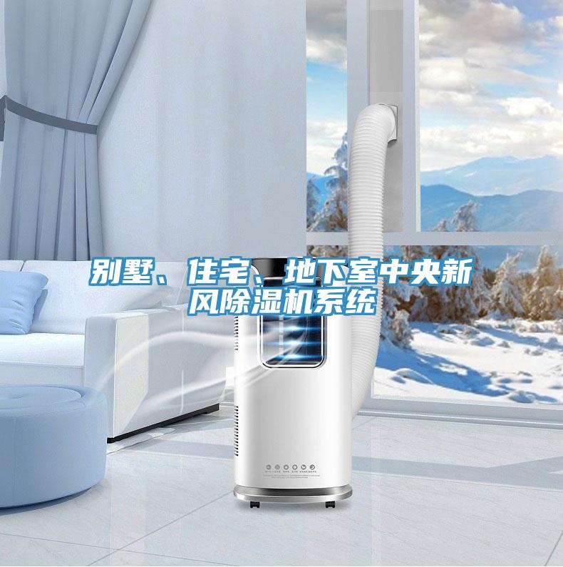 別墅、住宅、地下室中央新風(fēng)除濕機系統(tǒng)