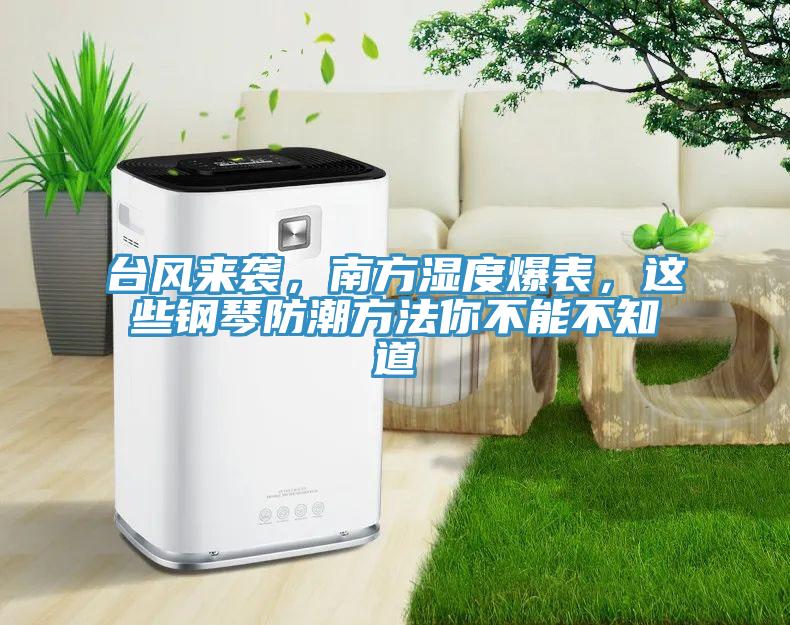 臺(tái)風(fēng)來(lái)襲，南方濕度爆表，這些鋼琴防潮方法你不能不知道