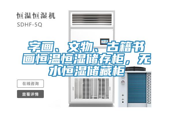 字畫、文物、古籍書畫恒溫恒濕儲(chǔ)存柜，無水恒濕儲(chǔ)藏柜