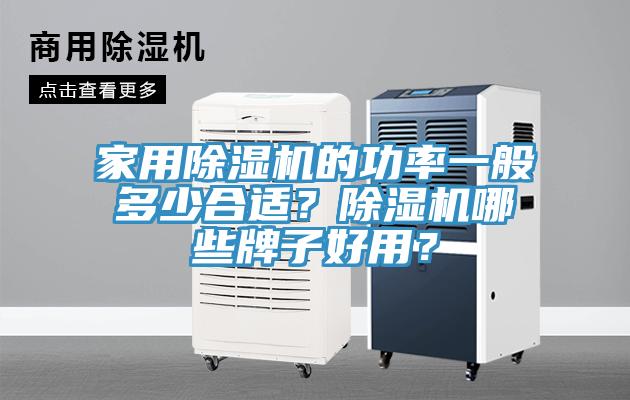 家用除濕機(jī)的功率一般多少合適？除濕機(jī)哪些牌子好用？