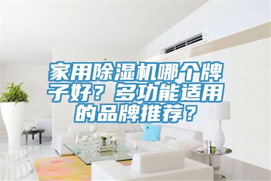 家用除濕機(jī)哪個(gè)牌子好？多功能適用的品牌推薦？