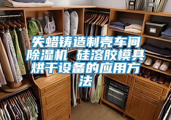 失蠟鑄造制殼車(chē)間除濕機(jī) 硅溶膠模具烘干設(shè)備的應(yīng)用方法