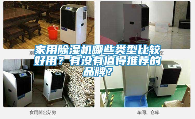 家用除濕機哪些類型比較好用？有沒有值得推薦的品牌？