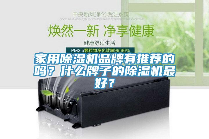 家用除濕機品牌有推薦的嗎？什么牌子的除濕機最好？