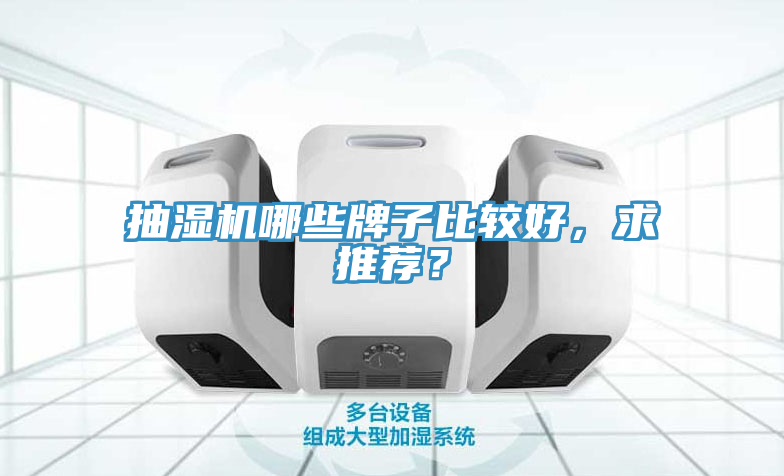 抽濕機(jī)哪些牌子比較好，求推薦？