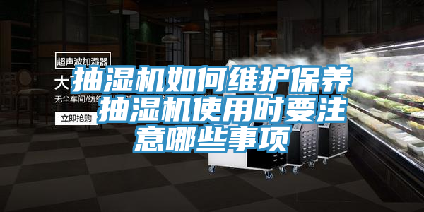 抽濕機(jī)如何維護(hù)保養(yǎng) 抽濕機(jī)使用時要注意哪些事項