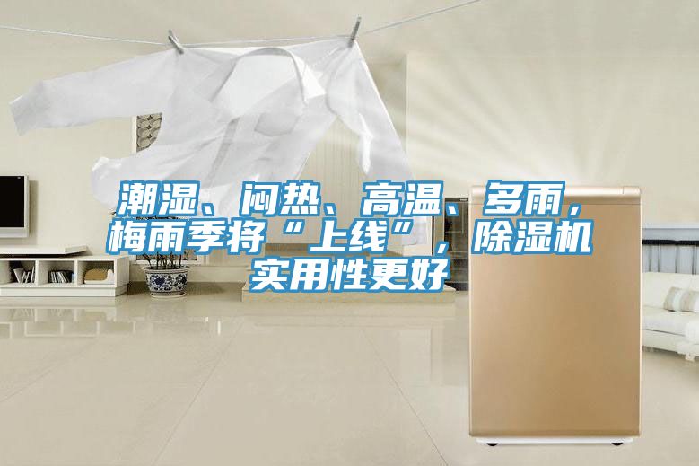 潮濕、悶熱、高溫、多雨，梅雨季將“上線”，除濕機(jī)實(shí)用性更好