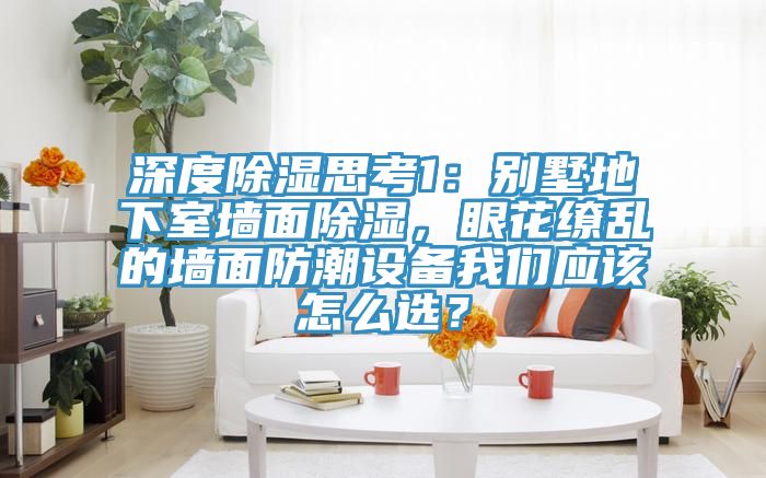 深度除濕思考1：別墅地下室墻面除濕，眼花繚亂的墻面防潮設(shè)備我們應(yīng)該怎么選？