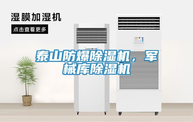 泰山防爆除濕機，軍械庫除濕機