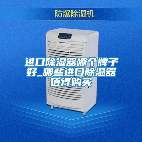 進(jìn)口除濕器哪個(gè)牌子好_哪些進(jìn)口除濕器值得購買
