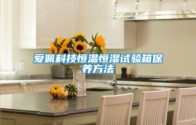 愛佩科技恒溫恒濕試驗箱保養(yǎng)方法