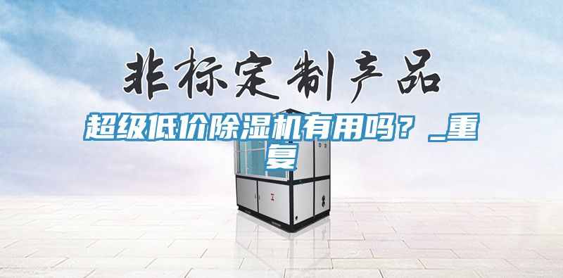 超級(jí)低價(jià)除濕機(jī)有用嗎？_重復(fù)