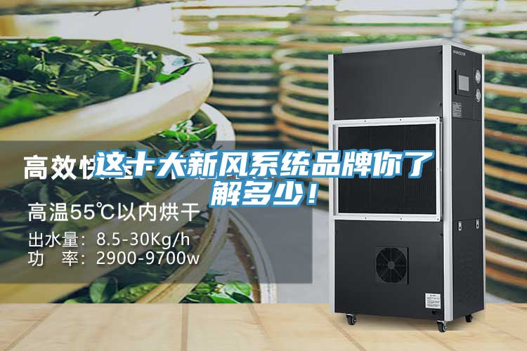 這十大新風(fēng)系統(tǒng)品牌你了解多少！