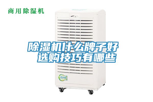除濕機(jī)什么牌子好 選購(gòu)技巧有哪些