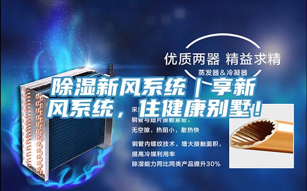 除濕新風系統(tǒng)｜享新風系統(tǒng)，住健康別墅！